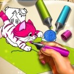 Игра Книга Раскрасок с Животными